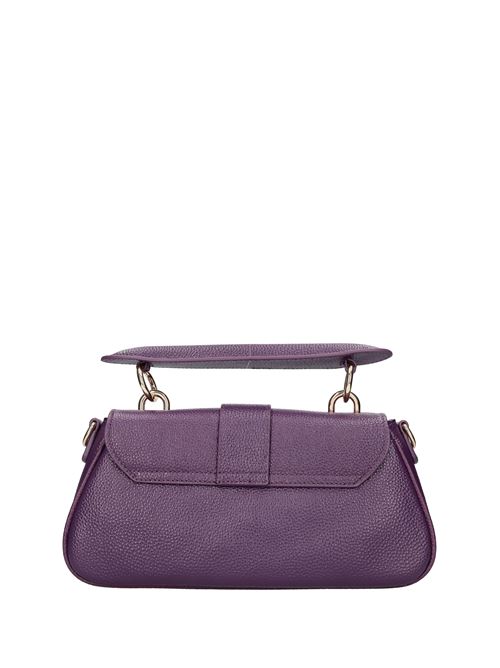 Borsa in pelle LA CARRIE | FRIVOLOUS M.HAND BAG TUMBLEDVIOLETTO